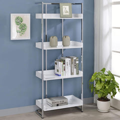 Ember White Bookcase - MyWaynesHome #