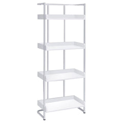 Ember White Bookcase - MyWaynesHome #