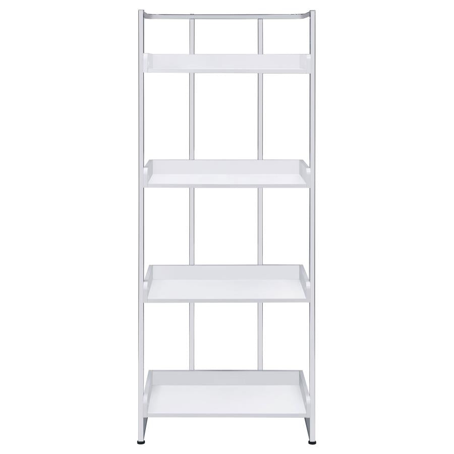 Ember White Bookcase - MyWaynesHome #
