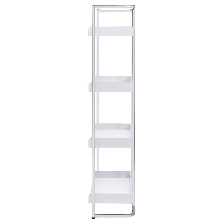 Ember White Bookcase - MyWaynesHome #