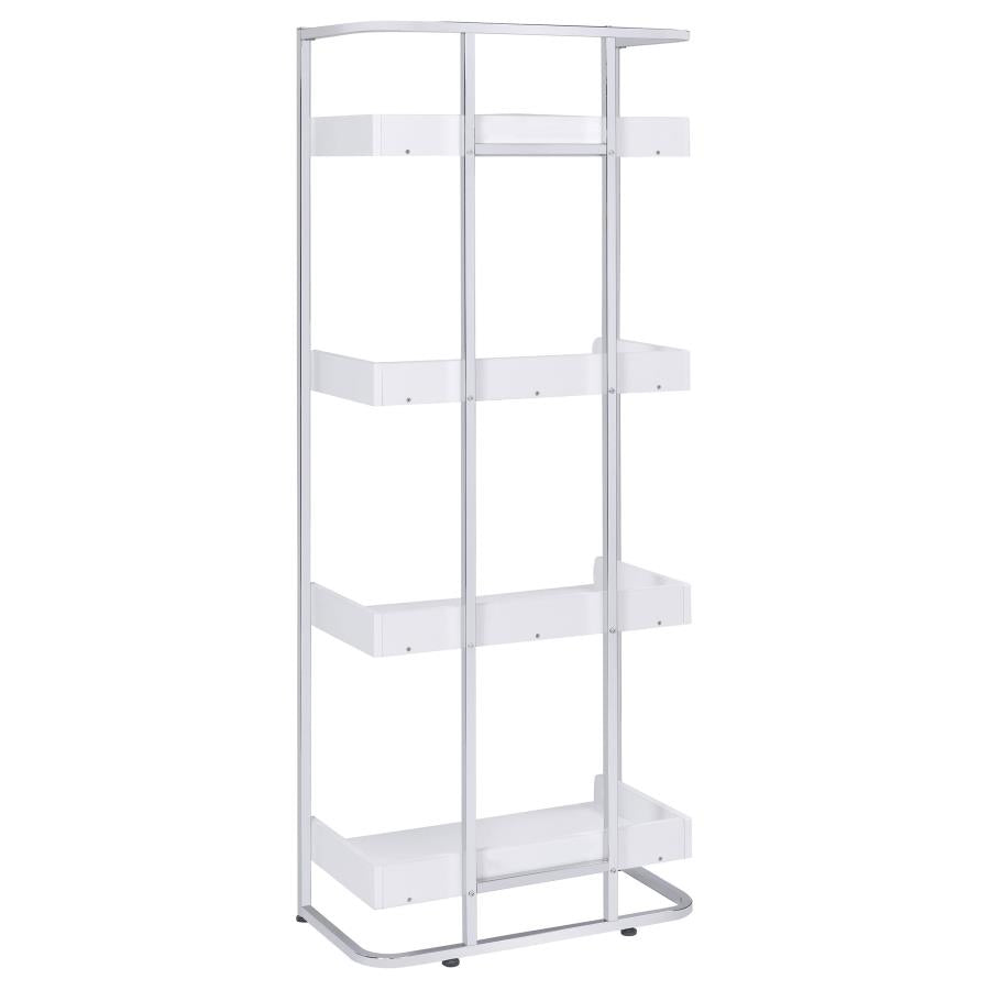 Ember White Bookcase - MyWaynesHome #