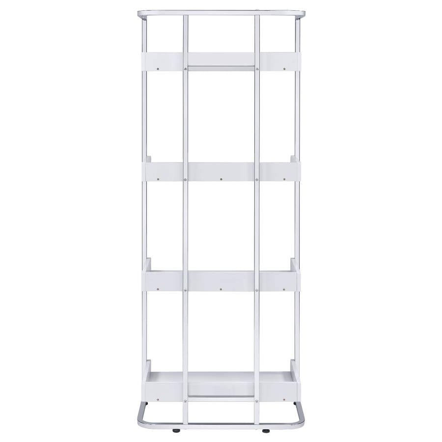 Ember White Bookcase - MyWaynesHome #