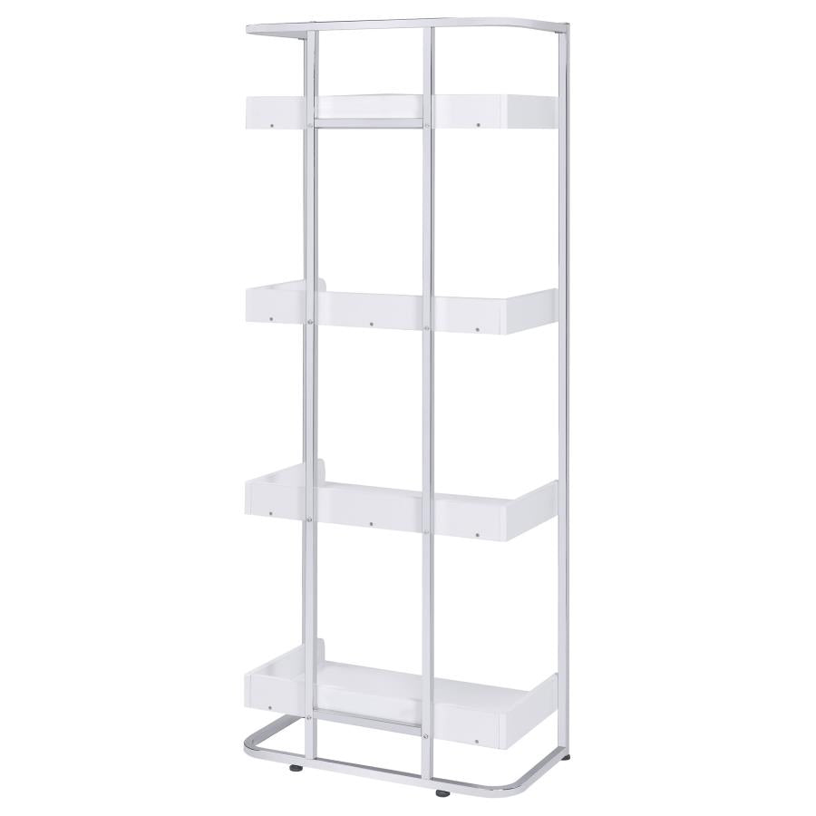 Ember White Bookcase - MyWaynesHome #