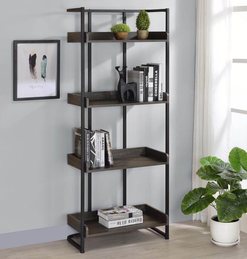 Ember Black Bookcase - MyWaynesHome #