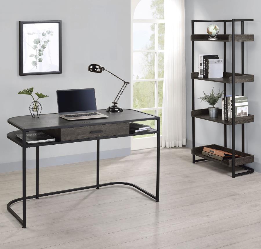 Ember Black Bookcase - MyWaynesHome #