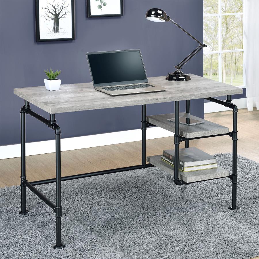 Delray Grey Writing Desk - MyWaynesHome #