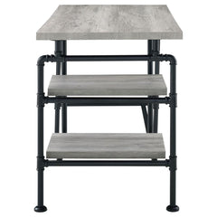 Delray Grey Writing Desk - MyWaynesHome #