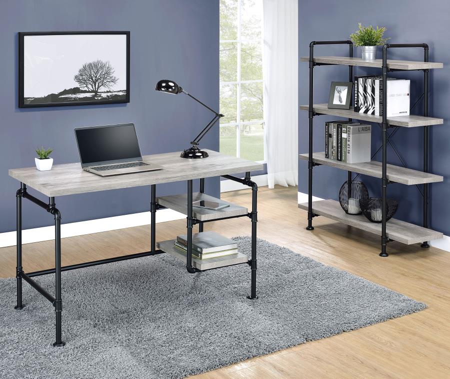 Delray Grey Writing Desk - MyWaynesHome #