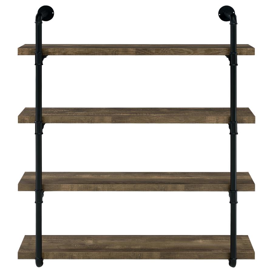 Elmcrest Brown 40"w Wall Shelf - MyWaynesHome #
