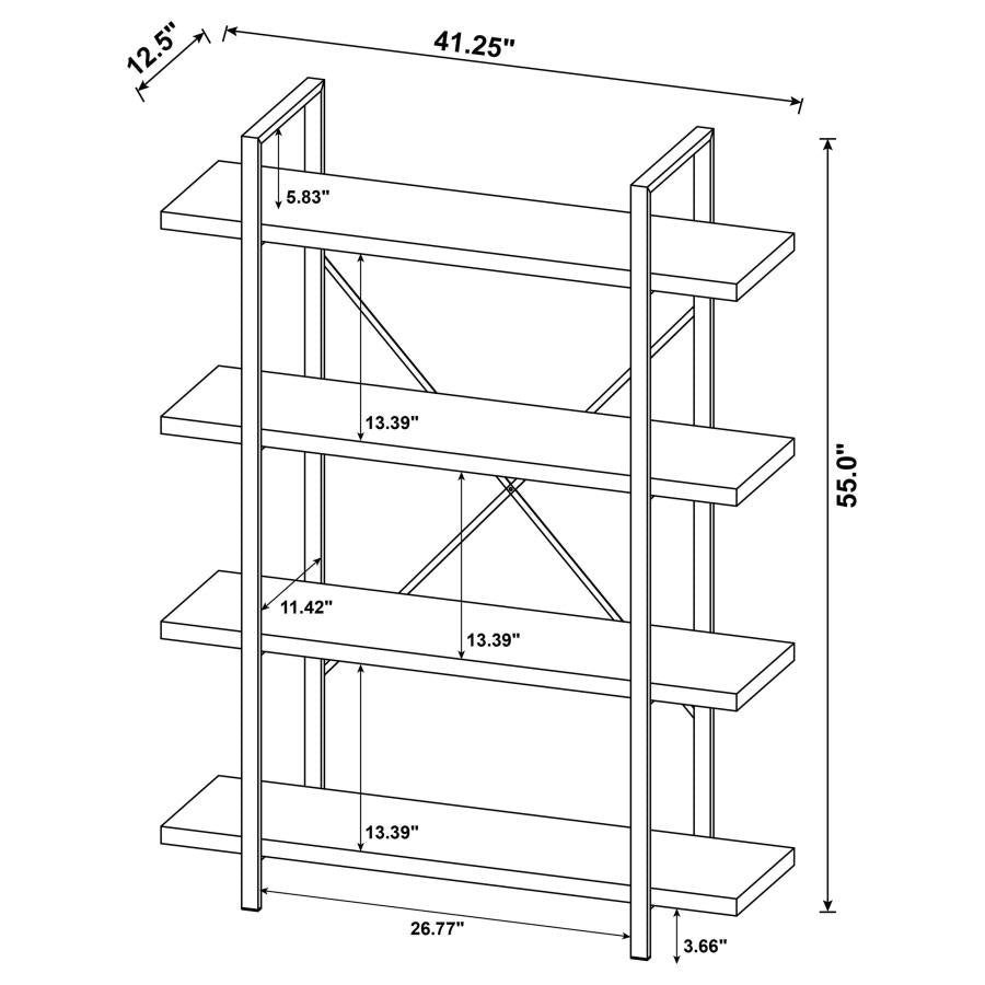 Cole Brown Bookcase - MyWaynesHome #