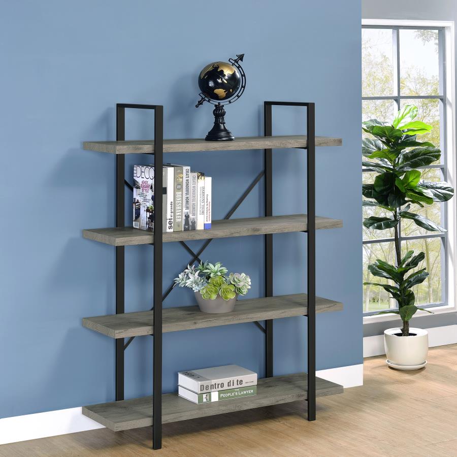 Cole Grey Bookcase - MyWaynesHome #