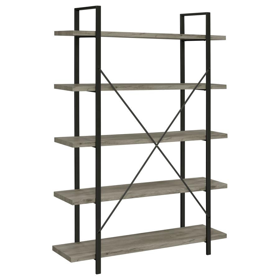 Cole Grey Bookcase - MyWaynesHome #