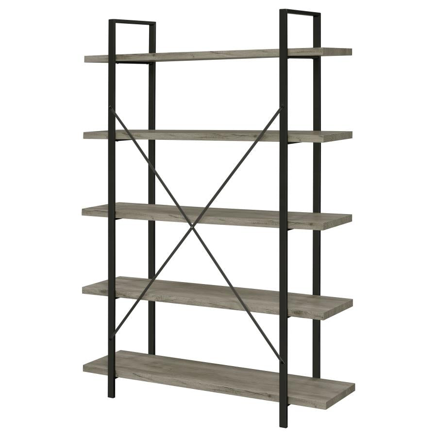 Cole Grey Bookcase - MyWaynesHome #
