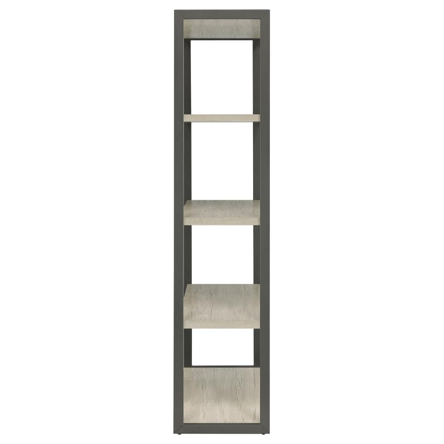 Loomis Grey Bookcase - MyWaynesHome #