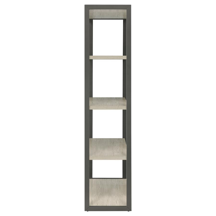 Loomis Grey Bookcase - MyWaynesHome #