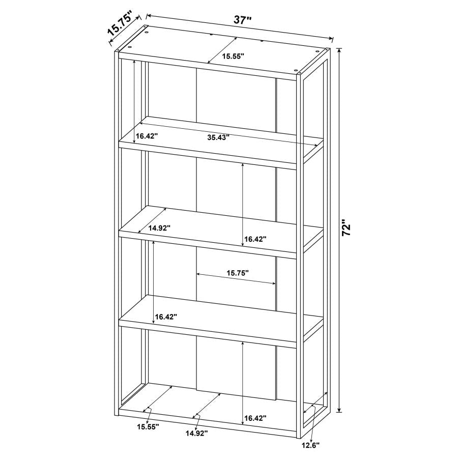 Loomis Grey Bookcase - MyWaynesHome #