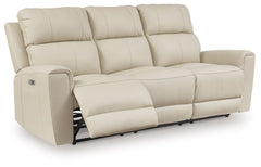 Dahlmoore - Power Reclining Sofa - Almond