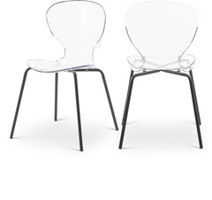 Clarion - Metal Dining Chair (Set of 2) - Matte Black