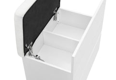 Ella - Vanity Set With Storage Stool - White