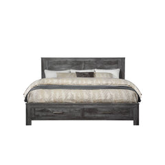 Vidalia - Queen Bed With Storage - Rustic Gray Oak