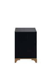 Kramer - Nightstand - Black / Gold