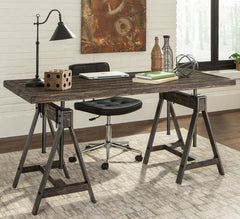 Delmar Brown Adjustable Desk - MyWaynesHome #
