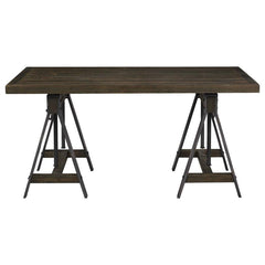 Delmar Brown Adjustable Desk - MyWaynesHome #
