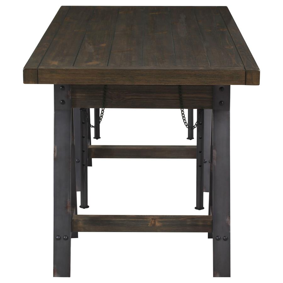 Delmar Brown Adjustable Desk - MyWaynesHome #