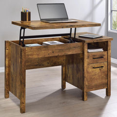 Delwin Brown Lift Top Computer Desk - MyWaynesHome #