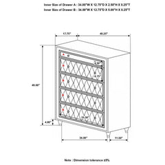Antonella - 5-Drawer Bedroom Chest