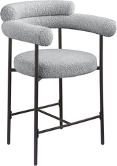 Blake - Counter Stool With Black Base (Set of 2)