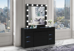 Ella - Vanity With Speaker - Black