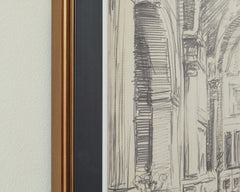 Downyard - Wall Art Set (Set of 2) - Black / Beige