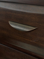 Vanmore - Dresser And Mirror - Dark Brown