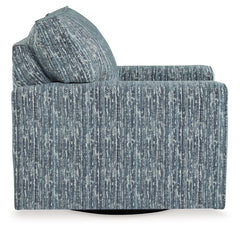 Aterburm - Swivel Accent Chair - Twilight