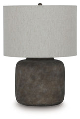 Zandophen - Metal Table Lamp - Antique Gray