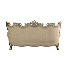 Ranita - Sofa With 7 Pillows - Fabric & Champagne