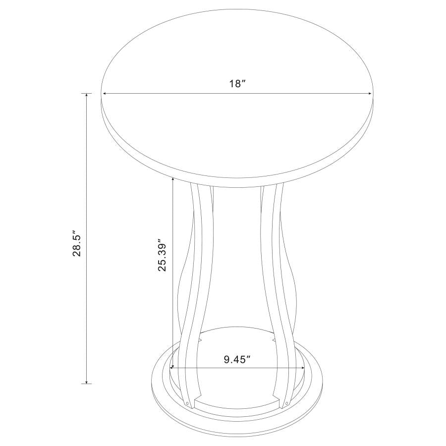 Elton Brown Side Table - MyWaynesHome #