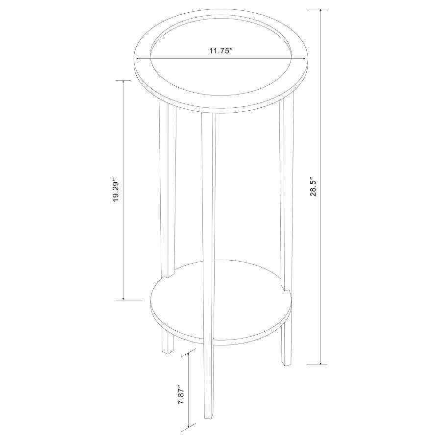 Kirk Brown Side Table - MyWaynesHome #