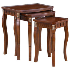 Daphne Brown 3 Pc Nesting Table - MyWaynesHome #