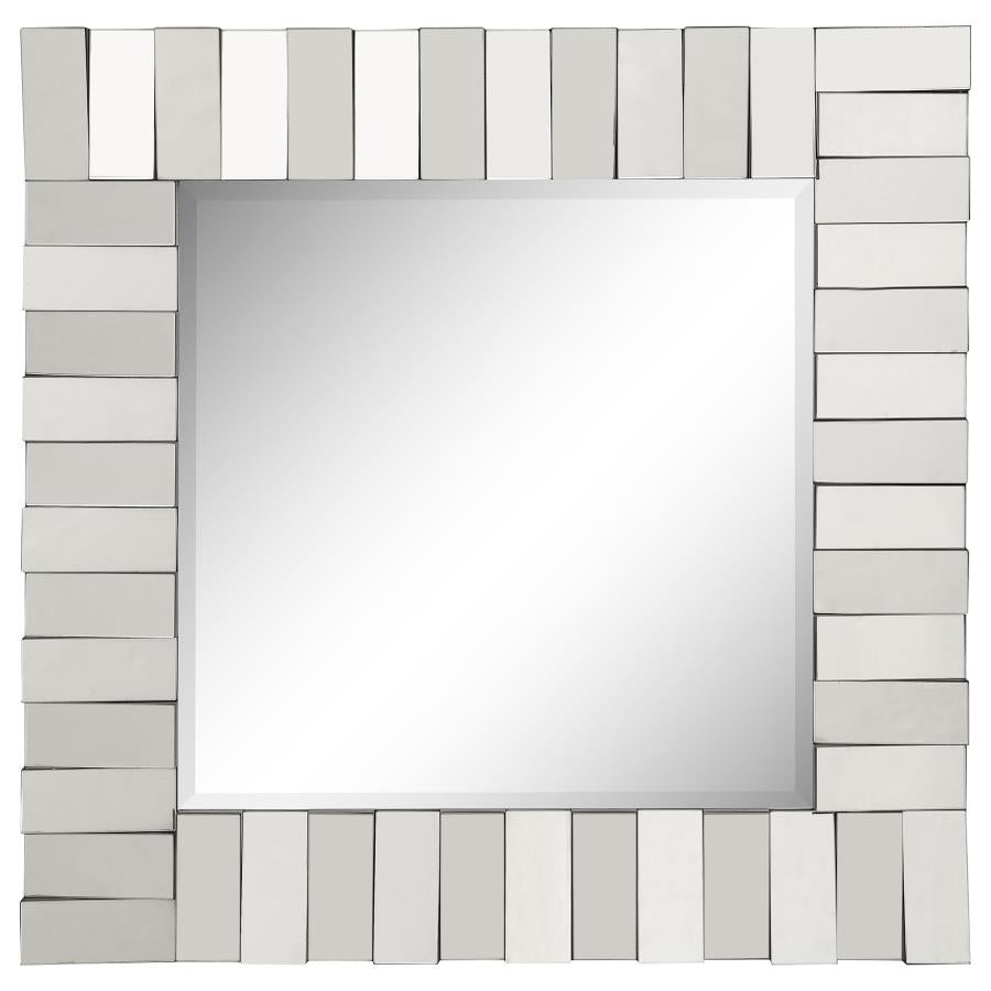 Tanwen Silver Wall Mirror - MyWaynesHome #