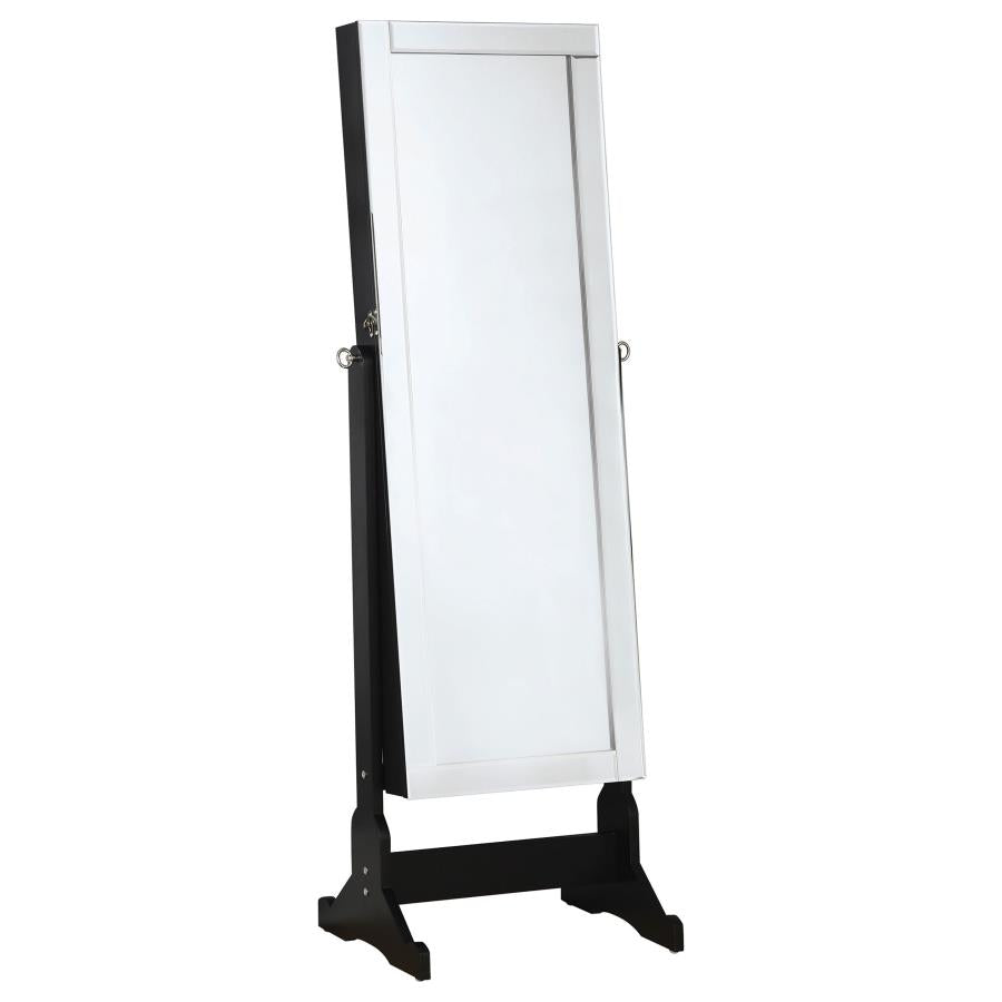 Cortez Black Jewelry Cheval Mirror - MyWaynesHome #