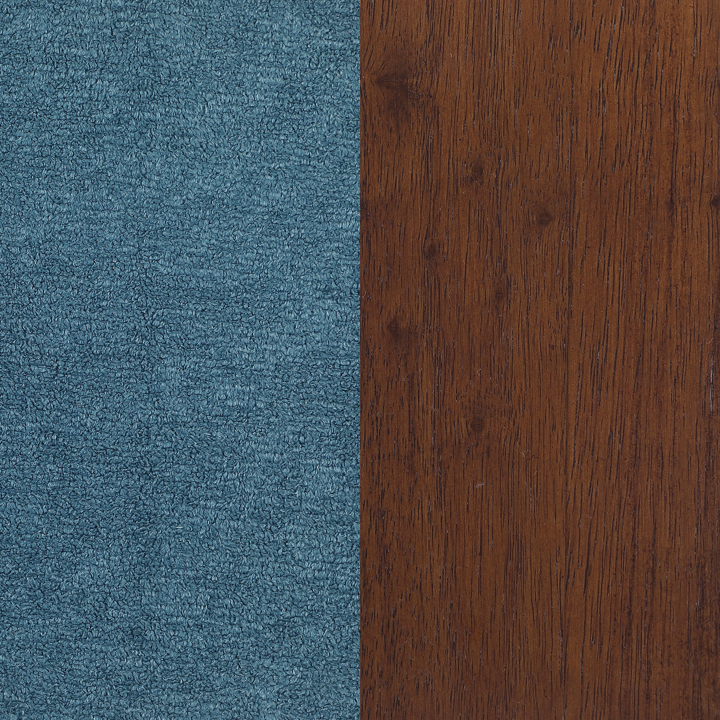Foster Upholstered Wood Frame Accent Chair Peacock Blue - MyWaynesHome #