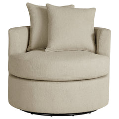 Debbie Upholstered Swivel Accent Chair Camel - MyWaynesHome #