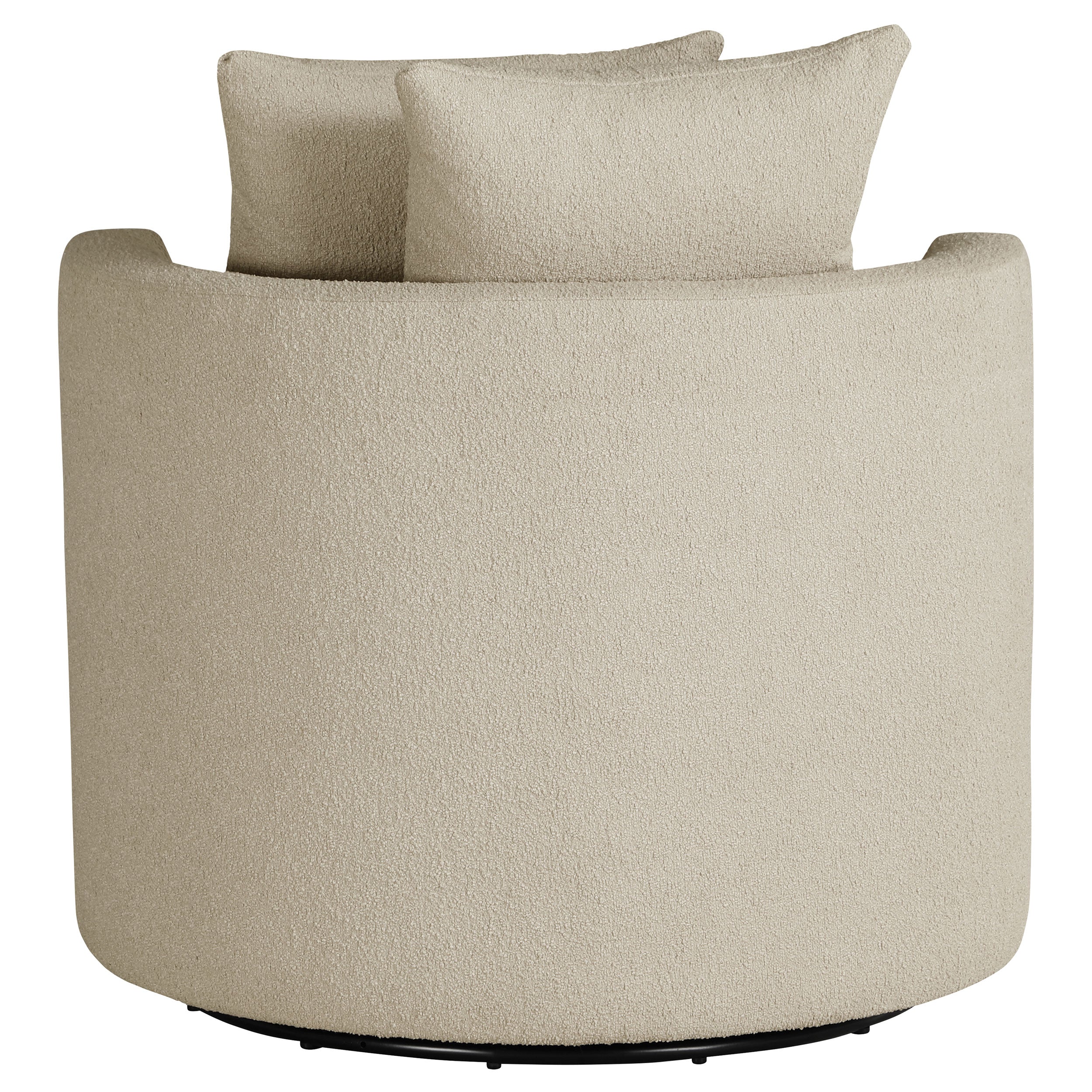 Debbie Upholstered Swivel Accent Chair Camel - MyWaynesHome #