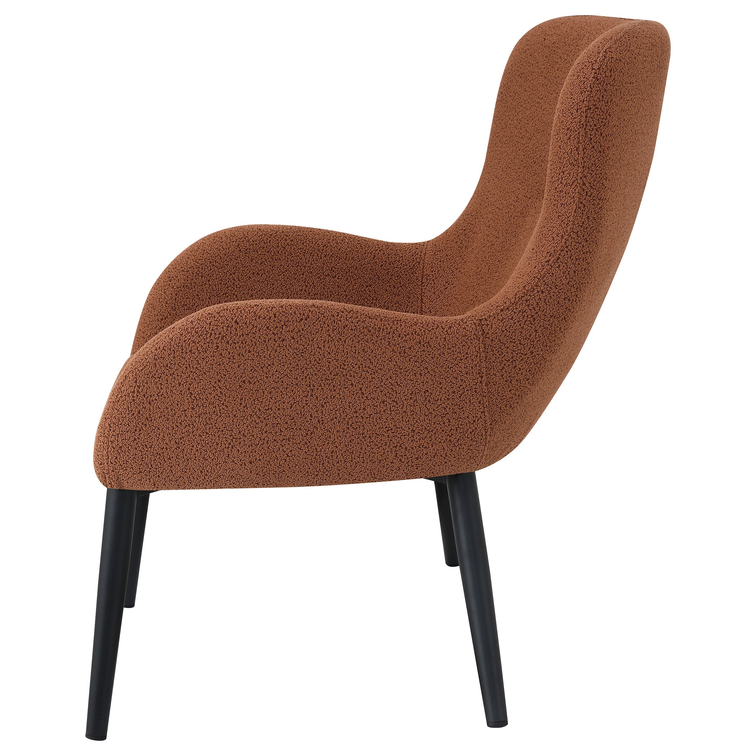 Calvin Upholstered Modern Arm Accent Chair Rust - MyWaynesHome #