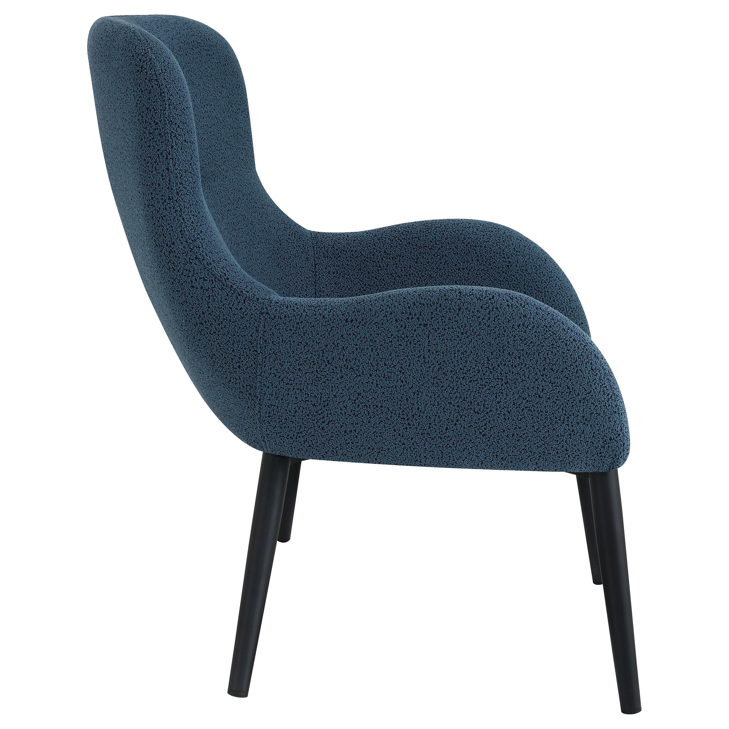 Calvin Upholstered Modern Arm Accent Chair Aegean Blue - MyWaynesHome #