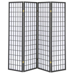 Roberto Grey 4 Panel Room Divider - MyWaynesHome #