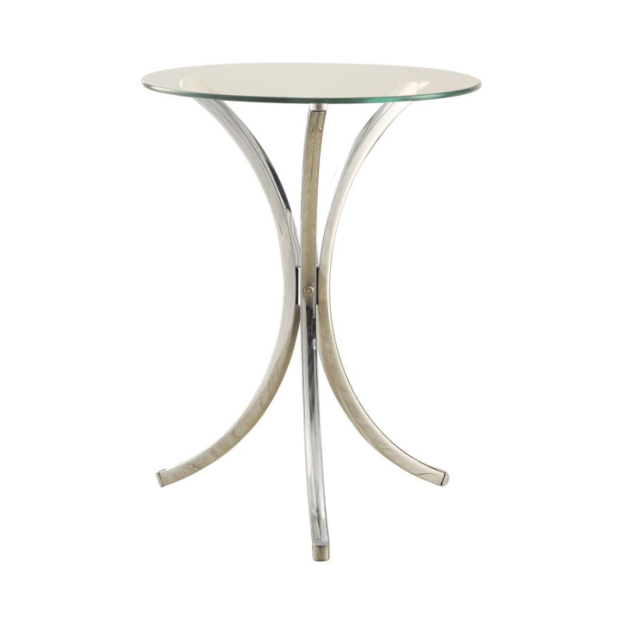 Eloise Silver Side Table - MyWaynesHome #