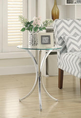 Eloise Silver Side Table - MyWaynesHome #